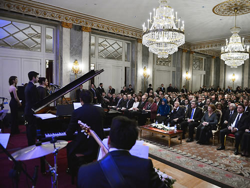 Cumhurbaşkanı Gül’den İtalya Cumhurbaşkanı Napolitano Onuruna Resepsiyon